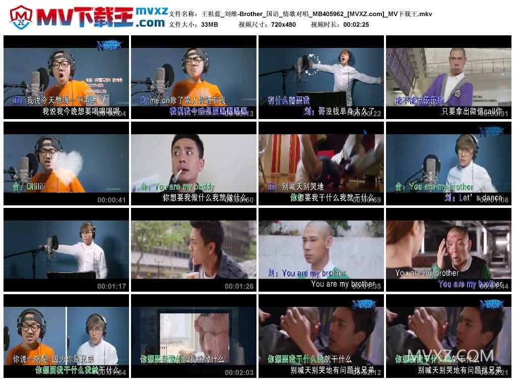 王祖蓝_刘维-Brother_国语_情歌对唱_MB405962